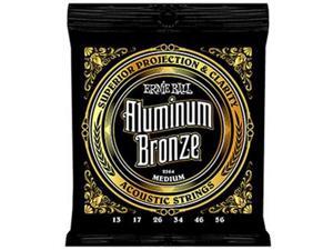 Ernie Ball Aluminum Bronze Medium Acoustic Guitar Strings (13-56) Ernie Ball Aluminum Bronze Medium Acoustic Guitar Strings (13-56)