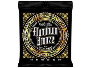 Ernie Ball Aluminum Bronze Extra Light Acoustic Guitar Strings (10-50) Ernie Ball Aluminum Bronze Extra Light Acoustic Guitar Strings (10-50)