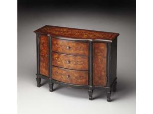 Butler Console Cabinet, Black & Tan - 674283 Butler Console Cabinet, Black & Tan - 674283