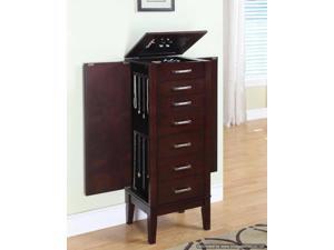 Powell Powell Contemporary Dark Espresso Jewelry Armoire 383-317 Powell Powell Contemporary Dark Espresso Jewelry Armoire 383-317