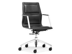 Zuo Zuo Luminary Low Back Office Chair Black - 206186 206186 Zuo Zuo Luminary Low Back Office Chair Black - 206186 206186