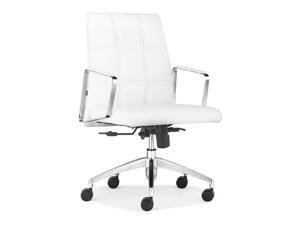 Zuo Zuo Controller Low Back Office Chair White - 206116 206116 Zuo Zuo Controller Low Back Office Chair White - 206116 206116
