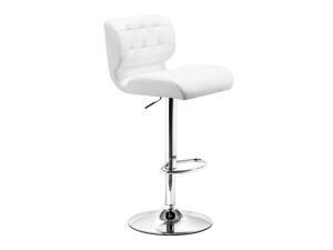 Zuo Zuo Formula Barstool White - 300217 300217 Zuo Zuo Formula Barstool White - 300217 300217