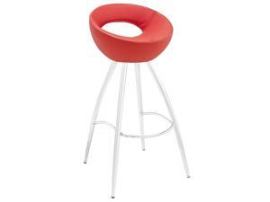 Modway Persist Bar Stool in Red EEI-1031-RED Modway Persist Bar Stool in Red EEI-1031-RED