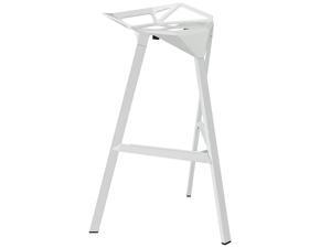 Modway Launch Stacking Bar Stool in White EEI-1024-WHI Modway Launch Stacking Bar Stool in White EEI-1024-WHI