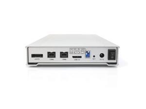 8TB MiniPro RAID V2 FW800, USB 3.0, eSATA 2-Bay Portable Hard Drive 8TB MiniPro RAID V2 FW800, USB 3.0, eSATA 2-Bay Portable Hard Drive
