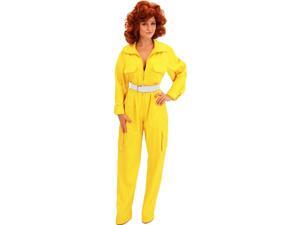 Teenage Mutant Ninja Turtles April O' Neil Yellow Ladies Costume Jumpsuit Teenage Mutant Ninja Turtles April O' Neil Yellow Ladies Costume Jumpsuit