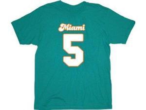 Ace Ventura Ray Finkle Maimi #5 Teal Jersey T-Shirt Ace Ventura Ray Finkle Maimi #5 Teal Jersey T-Shirt
