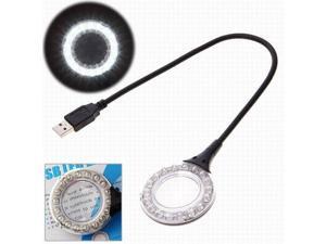 Topwin New USB 18 Pcs LED Flexible Portable Light Lamp With Magnifier For PC Laptop Topwin New USB 18 Pcs LED Flexible Portable Light Lamp With Magnifier For PC Laptop