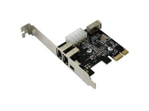 Topwin PCI Express PCI-E 3 Port FireWire IEEE1394A VIA Chip Expansion Card Incidental Cable Topwin PCI Express PCI-E 3 Port FireWire IEEE1394A VIA Chip Expansion Card Incidental Cable
