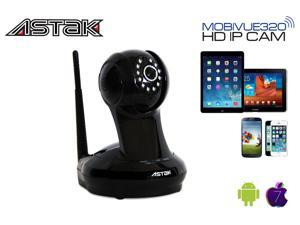 Astak® Mobivue 320 Megapixel HD 1280 x 720p H.264 Wireless Pan Tilt IP Network Cloud Base Camera with 2 Way Audio IR Night Vision Motion Detection Built-In DVR Astak® Mobivue 320 Megapixel HD 1280 x 720p H.264 Wireless Pan Tilt IP Network Cloud Base Camera with 2 Way Audio IR Night Vision Motion Detection Built-In DVR