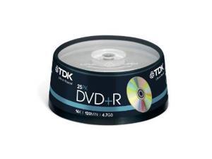 TDK DVD+R 4.7Gb 16x Spindle 25 tdk dvdr recordable blank dvd 25 pack TDK DVD+R 4.7Gb 16x Spindle 25 tdk dvdr recordable blank dvd 25 pack
