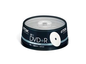 TDK DVD+R 4.7Gb 16x Spindle 25 Printable recordable blank dvdr 4.7 gb TDK DVD+R 4.7Gb 16x Spindle 25 Printable recordable blank dvdr 4.7 gb