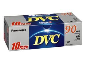 Panasonic DVM 60 Mini Tape premium Pk 10 DVC tapes for camcorders Panasonic DVM 60 Mini Tape premium Pk 10 DVC tapes for camcorders