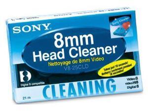 Sony V825CLD 8mm Camcorder Video Head Cleaning cassette V8-25CLD Hi8 Sony V825CLD 8mm Camcorder Video Head Cleaning cassette V8-25CLD Hi8