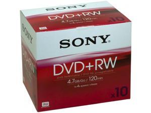 SONY DVD+RW 4.7Gb 4x Pack 10 SONY DVD+RW 4.7Gb 4x Pack 10