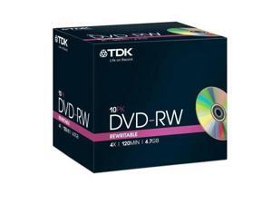 TDK DVD-RW 4.7Gb Pack 10 tdk dvdrw blank dvd 4.7 gb rewritable dvd TDK DVD-RW 4.7Gb Pack 10 tdk dvdrw blank dvd 4.7 gb rewritable dvd