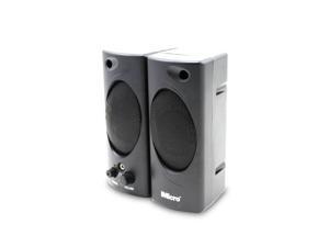 Black iMicro Channel Plastic Multi-media 2.0 Speaker System Antimagnetic Design Black iMicro Channel Plastic Multi-media 2.0 Speaker System Antimagnetic Design
