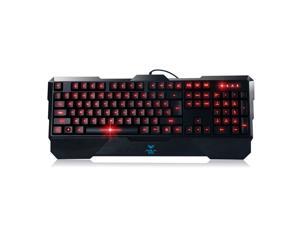 Red LED Backlight Backlit Multimedia USB Wired Illuminated Gaming Keyboard Red LED Backlight Backlit Multimedia USB Wired Illuminated Gaming Keyboard