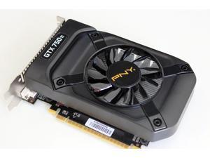 PNY NVIDIA GeForce GTX 750 Ti 2GB GDDR5 2DVI/Mini HDMI PCI-Express Video Graphics Card PNY NVIDIA GeForce GTX 750 Ti 2GB GDDR5 2DVI/Mini HDMI PCI-Express Video Graphics Card
