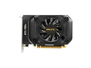 PNY NVIDIA GTX750 Ti 2GB OC DDR5 PCI Express DVI-I/DVI-D/mini-HDMI Video Card PNY NVIDIA GTX750 Ti 2GB OC DDR5 PCI Express DVI-I/DVI-D/mini-HDMI Video Card