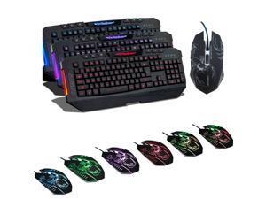 3 Backlight Colors Red / Blue / Purple Gaming Keyboard + 2400DPI 6D Game Mouse 3 Backlight Colors Red / Blue / Purple Gaming Keyboard + 2400DPI 6D Game Mouse