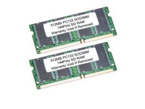 1GB Kit 2X 512MB SDRAM 144Pin SODIMM PC133 133MHz LAPTOP RAM Memory 1GB Kit 2X 512MB SDRAM 144Pin SODIMM PC133 133MHz LAPTOP RAM Memory