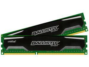Crucial Ballistix Sport 4GB Kit 2GBx2 Non-ECC 240 pin DDR3 1333MHz PC10600 CL9 Memory uDimm Crucial Ballistix Sport 4GB Kit 2GBx2 Non-ECC 240 pin DDR3 1333MHz PC10600 CL9 Memory uDimm