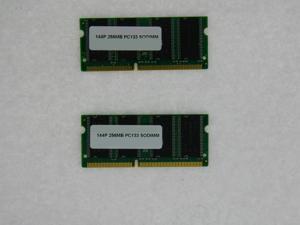 512MB (2*256MB) MEMORY 32X64 PC133 7NS 3.3V SDRAM 144 PIN SO DIMM 512MB (2*256MB) MEMORY 32X64 PC133 7NS 3.3V SDRAM 144 PIN SO DIMM