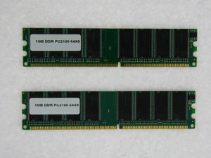 2GB (2*1GB) PC 2100 266MHz DDR Non-ECC 184-Pin DIMM 64X8 CL2.5 MEMORY FOR HP PAVILION 532W 533A 533C 533W 542X 543X 543X-B 544N 750 2GB (2*1GB) PC 2100 266MHz DDR Non-ECC 184-Pin DIMM 64X8 CL2.5 MEMORY FOR HP PAVILION 532W 533A 533C 533W 542X 543X 543X-B 544N 750