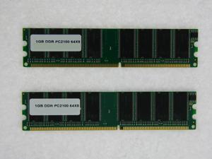 2GB (2*1GB) PC 2100 266MHz DDR Non-ECC 184-Pin DIMM 64X8 CL2.5 MEMORY FOR ASUS TERMINATOR A7VT A7VT400 C3 P4 P4 533 P4 533A T2-AE1 2GB (2*1GB) PC 2100 266MHz DDR Non-ECC 184-Pin DIMM 64X8 CL2.5 MEMORY FOR ASUS TERMINATOR A7VT A7VT400 C3 P4 P4 533 P4 533A T2-AE1