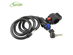New bike lock anti-theft technology Cable Lock Bicycle saddle lock With two keys Safety fashion New bike lock anti-theft technology Cable Lock Bicycle saddle lock With two keys Safety fashion