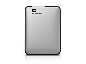 WD My Passport 1TB Portable External Hard Drive Storage USB 3.0 - Silver WD My Passport 1TB Portable External Hard Drive Storage USB 3.0 - Silver