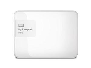 WD 3TB White My Passport Ultra Portable External Hard Drive - USB 3.0 - WDBBKD0030BWT-NESN WD 3TB White My Passport Ultra Portable External Hard Drive - USB 3.0 - WDBBKD0030BWT-NESN