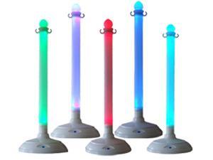 LED STANCHION LIGHTED STANCHION 2 PCS + 32' PLASTIC CHAIN, VIP CROWD CONTROL LED STANCHION LIGHTED STANCHION 2 PCS + 32' PLASTIC CHAIN, VIP CROWD CONTROL