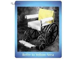 Double Sided Wheelchair Back Cover Kodel, White Double Sided Wheelchair Back Cover Kodel, White