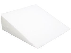 10" Bed Wedge With White Cover - L 22.5" x H 10" x W 22.5" 10" Bed Wedge With White Cover - L 22.5" x H 10" x W 22.5"