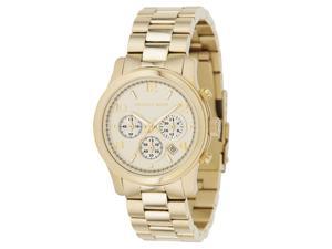 Michael Kors MK5166 Womens Gold Tone Link Bracelet Crystals Quartz Chronograph Watch Michael Kors MK5166 Womens Gold Tone Link Bracelet Crystals Quartz Chronograph Watch