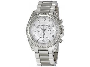 Michael Kors MK5165 Womens Stainless Steel Blair Quartz Silver Dial Chronograph Watch Michael Kors MK5165 Womens Stainless Steel Blair Quartz Silver Dial Chronograph Watch