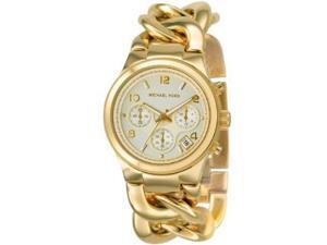 Michael Kors MK3131 Runway Twist Chronograph Gold-tone Women's Watch Michael Kors MK3131 Runway Twist Chronograph Gold-tone Women's Watch