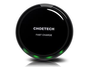 CHOETECH Circle QI Fast Charge Wireless Charger for Samsung Galaxy S7, S7 Edge, Note 5, Note 7, S6 Edge+ and All Qi-Enabled Devices - Black CHOETECH Circle QI Fast Charge Wireless Charger for Samsung Galaxy S7, S7 Edge, Note 5, Note 7, S6 Edge+ and All Qi-Enabled Devices - Black
