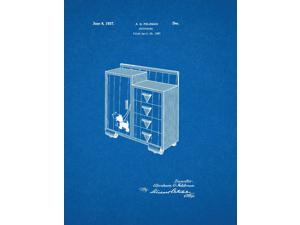 Design For A Chifforobe Patent Art Blueprint Design For A Chifforobe Patent Art Blueprint