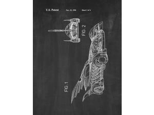 Batman Vehicle Patent Art Chalkboard Batman Vehicle Patent Art Chalkboard