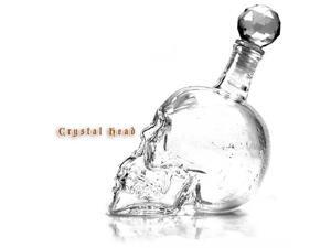New 1000ml Crystal Skull Head Vodka Whiskey Glass Bottle Drinking Home Bar New 1000ml Crystal Skull Head Vodka Whiskey Glass Bottle Drinking Home Bar