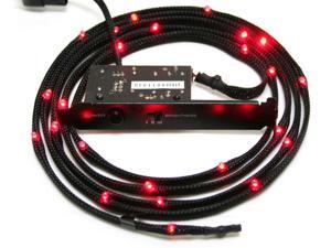 NZXT 1M Red Sleeved LED Kit, 3-Step Light Sensitivity, Model: CB-LED10-RD NZXT 1M Red Sleeved LED Kit, 3-Step Light Sensitivity, Model: CB-LED10-RD