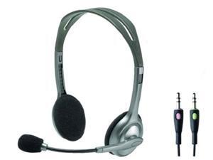 Logitech H110 3.5 mm Stereo Headset noise cancelling Mic Chat Gaming for PC MAC Logitech H110 3.5 mm Stereo Headset noise cancelling Mic Chat Gaming for PC MAC