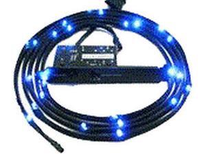 NZXT 1M Blue Sleeved LED Kit, 3-Step Light Sensitivity, Model: CB-LED10-BU NZXT 1M Blue Sleeved LED Kit, 3-Step Light Sensitivity, Model: CB-LED10-BU