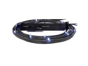 NZXT 1M White Sleeved LED Kit, 3-Step Light Sensitivity, Model: CB-LED10-WT NZXT 1M White Sleeved LED Kit, 3-Step Light Sensitivity, Model: CB-LED10-WT