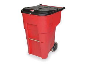 32-1/3" Trash Can, Rubbermaid, FG9W1900RED 32-1/3" Trash Can, Rubbermaid, FG9W1900RED