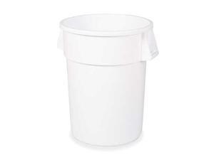 RUBBERMAID FG265500WHT Utility Container, 55 gal., LLDPE, White RUBBERMAID FG265500WHT Utility Container, 55 gal., LLDPE, White